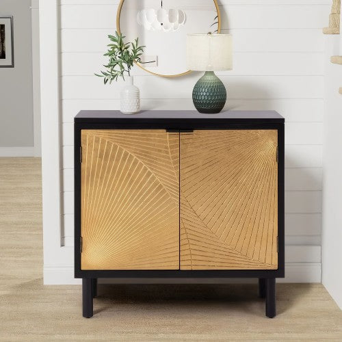 Accent Storage Cabinet, 2-Door Sideboard Cabinet with 2 Tier Shelving for Home, Living Room Accent Storage Cabinet, 2-Door Sideboard Cabinet with 2 Tier Shelving for Home, Living Room